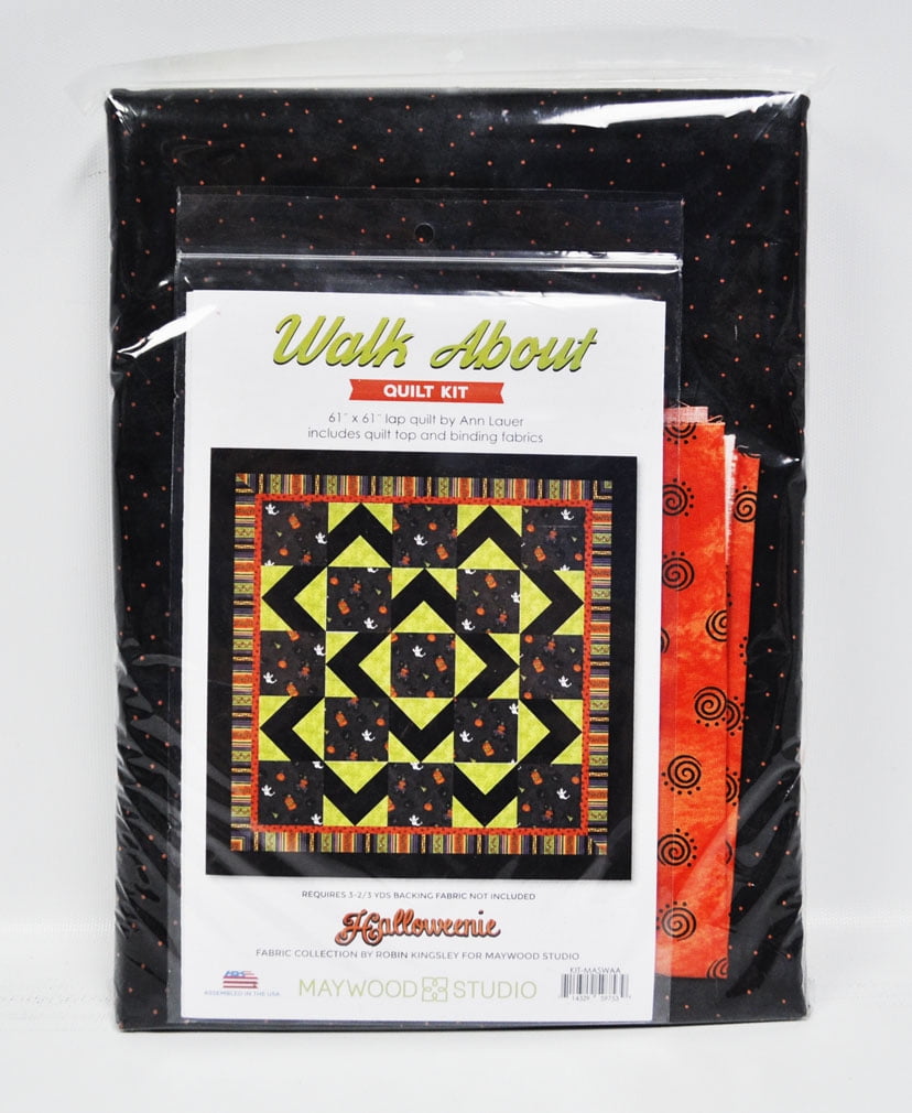 Halloweenie Walk About Quilt Kit