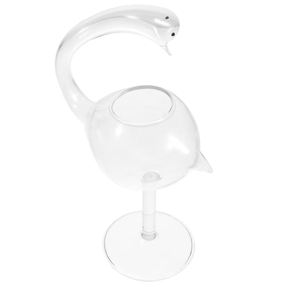 ULTNICE Assorted Color Swan Shape Cocktail Glass for Home Use Synthetic Material Perfect for Beverages 178ML