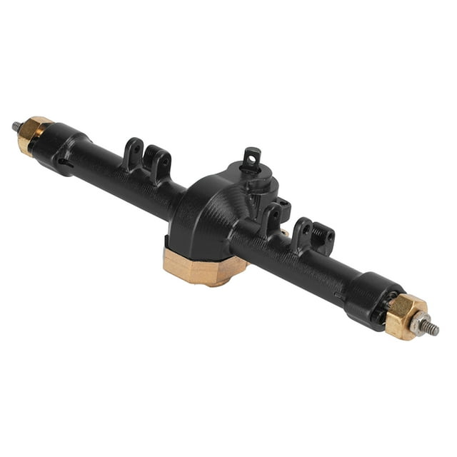 Conjunto completo de eje trasero de aleación de aluminio para piezas de coche Axial SCX24 AXI90081 1/24 RC
