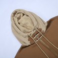 thumbnail image 6 of Color Block Oversized Hoodies for Women Fall Winter Long Sleeve Zip Up Hooded Sweatshirt with Pockets Jacket Coat, 6 of 7