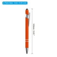 thumbnail image 2 of Unique Bargains Ballpoint Pen with Stylus Tip, Medium Point, 1.0mm, Black Ink, 6 Pack, 2 of 5