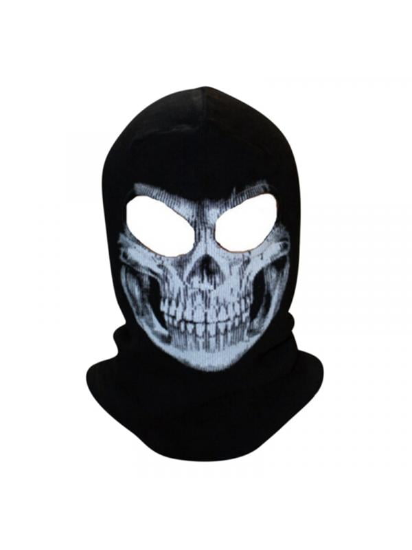 Halloween Spooky Blue Skull Reaper Mask Costume Grim Hood Hooded Age 9-10 H16 
