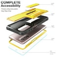 thumbnail image 5 of FITO For Moto G Stylus 2022 Case, Phone Case with Screen Protector and Kickstand (Yellow), 5 of 7