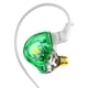 thumbnail image 2 of Methold Auriculares con cable portátiles de 1,2 m, Cable de fibra colorido, auriculares HiFi para escuchar música, ver vídeos, ver llamadas de voz, Cables de audio/vídeo Verde, 2 of 6