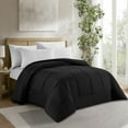 thumbnail image 3 of Swift Home High-Filled Down Alternative Comforter, Ultra Soft All Season Hypoallergenic Bedding, King, Black, 3 of 8