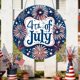 thumbnail image 4 of Independence Day America Wooden Hanging Decoration Patriotic Round Wall Decor For Home And Porch Festival Celebration Hanging Board Decoration, 4 of 6