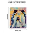 thumbnail image 3 of Creowell Penguins Print Canvas Wall Art Home Decor 12x16 16x20 16x20in, 3 of 5