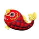 thumbnail image 2 of Decoración de almohada de estilo chino, adorno artesanal suave, diseño de escena del Festival de Primavera Pescado rojo, 2 of 9