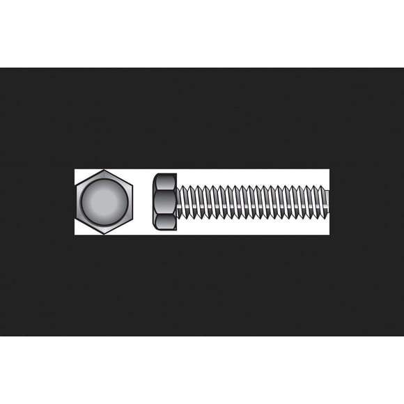 Tornillo hexagonal Hillman para grifo, acero galvanizado, 6 mm x 5 cm, paquete de 100