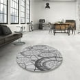 thumbnail image 4 of Ahgly Company Machine Washable Indoor Rectangle Transitional Platinum Gray Area Rugs, 8' x 10', 4 of 7