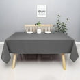 thumbnail image 6 of Gray Rectangle Tablecloth Wrinkle Resistant Washable Fabric Table Cloth for Dining,Kitchen, Parties Weddings and Outdoor Use 60 Inch by 84 Inch, 6 of 6