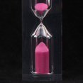 thumbnail image 4 of 3 tiempo de tiempo de tiempo de Acrylic Claro Sandglass Arena Temporizador Decaroción Rosado Sunnimix Reloj de arena, 4 of 8