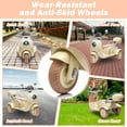 thumbnail image 3 of 12V Electric Motorcycle for Kids, 2 Seater Battery Power Ride on Motorcycle Toys with Slow Start, LED, Music, USB, 3 Wheel Electric Motorcycle for Boy Girl Birthday Gift, Beige, 3 of 7