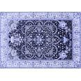 thumbnail image 1 of Ahgly Company Machine Washable Indoor Rectangle Persian Blue Traditional Area Rugs, 3' x 5', 1 of 4