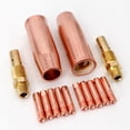 thumbnail image 2 of 14pcs 0.035\" MIG Welding for 100L Contact Tip Gas Diffuer Nozzle M3, 2 of 10