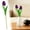 E, variant on QWUIIOMJPY 3Pcs Cream White 13.39in Real Touch PU Tulip Stems, Single Stem Fake Faux Flowers, Seasonal Table Centerpiece for Kitchen Balcony Wedding Decor, Budget Floral Accent