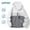 🔥 Gray_New, variant on Gifts Color Block Ice Silk Hooded Sunscreen Jacket with Zipper Design, Breathable Anti UV Fitted Coat, Outdoor Sports and Fishing Outfit for Men and Women In Summer Purple XL