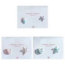 DESIGNICE 3Pcs Summer Earrings,Gloss Retention Earrings for Women,Alloy Material Womens Earrings Trendy,Studs Earrings for Women for Vacation,Style2