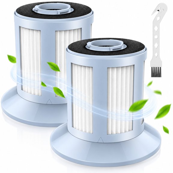 2156A Replacement Vacuum Filter Compatible with Bissell Zing 2156, 2156A, 2156E,1665, 16652, 1665W Zing Bagless Canister Vacuum Cleaner, Compare to Part 1613056, 2 Pack