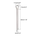 thumbnail image 2 of Uxcell Split Cotter Pin, 3x30mm 316 Stainless Steel Clip Fastener Fitting, Silver 5Pack, 2 of 5