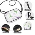 thumbnail image 3 of FORMRS Mini Crossbody Bag for Women Adjustable Rope Shoulder Casual Phone Purse, Purple Birds, 3 of 7