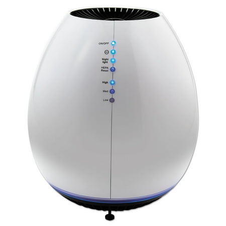 Egg Air Purifier with Permanent Filter, 112 sq. ft Room Capacity,