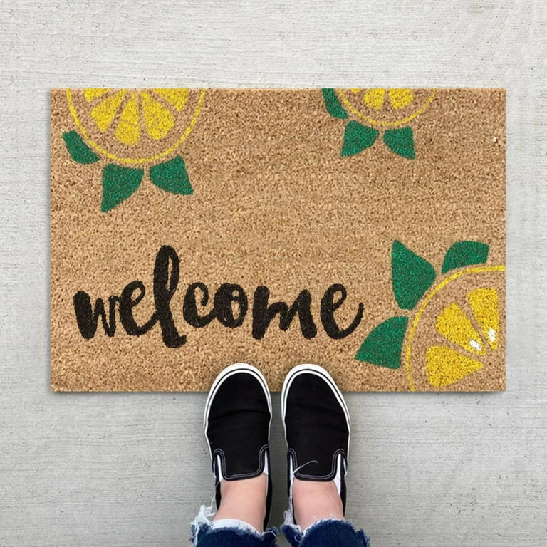 Black Cat Bombay Hello Cute Cat Peeking Doormat Welcome Mat Funny Door Mat  Funny Gift Home Doormat Housewarming Closing Gift 