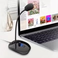 thumbnail image 2 of Omnidirectional USB Gooseneck Microphone with Volume Control & Mute Button Plug&Play for Streaming on Computer, Laptop, 2 of 6