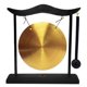 thumbnail image 1 of Mini Desktop Gong Table Wind Chime Percussion Instrument Cymbals Gongs with Mallet for Home Decor H, 1 of 5