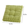 thumbnail image 3 of Chair Cushion Solid Color Seat Cushion Thickened Soft Corduroy Cotton Filled Chair Cushion Suitable for Kitchen Dining Chair Patio Cushion Outdoor Chair Cushions, 3 of 6