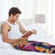 thumbnail image 5 of Balery Colorful Gecko Jungle Art Pantalones de pijama para hombre, pijama ultraligero, pantalón de descanso-Small, 5 of 6