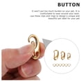 thumbnail image 4 of MasteelfCA 3Pcs Stainless Steel Pet Tag Quick Clip Split Load Hooks with 6Pcs Rings, 4 of 8