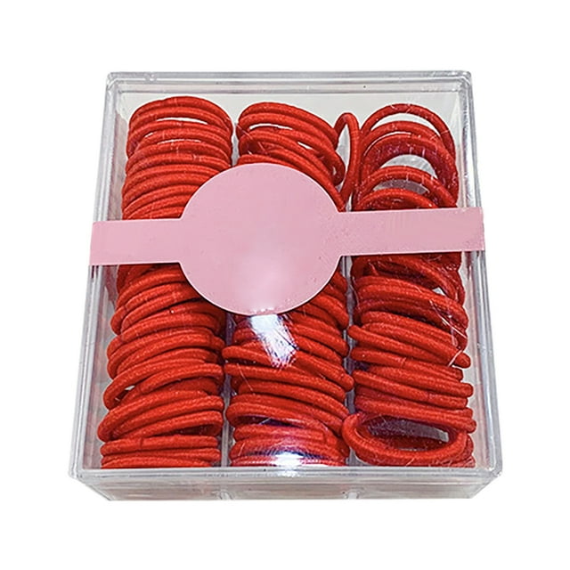 Élastiques à Cheveux pour Enfants - 100 Pcs Bandes Extensibles pour Queue de Cheval pour Filles