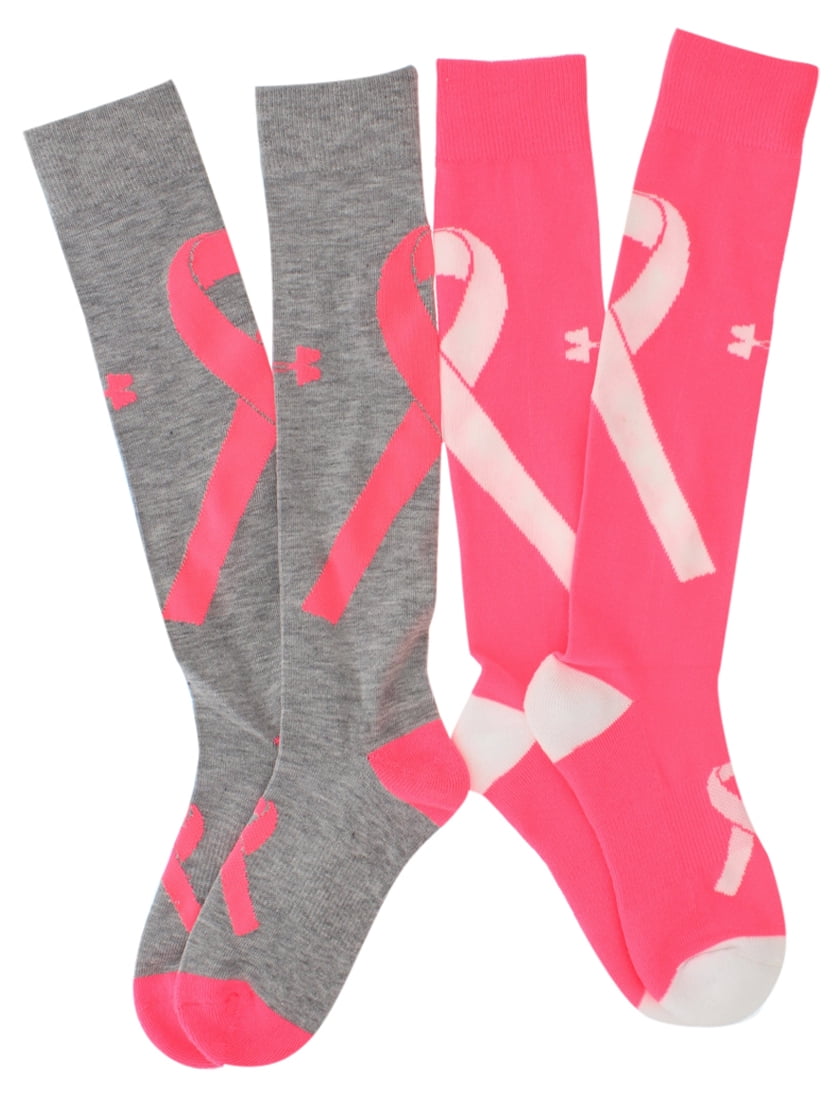 under armour breast cancer socks