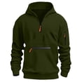 thumbnail image 6 of Falkdiz Boys Hooded Sweatshirts Warm with Pockets Pullover Winter Outdoor Casual Long Sleeve Shirts for Boys Stylish,Army Green,Size: 5, 6 of 8