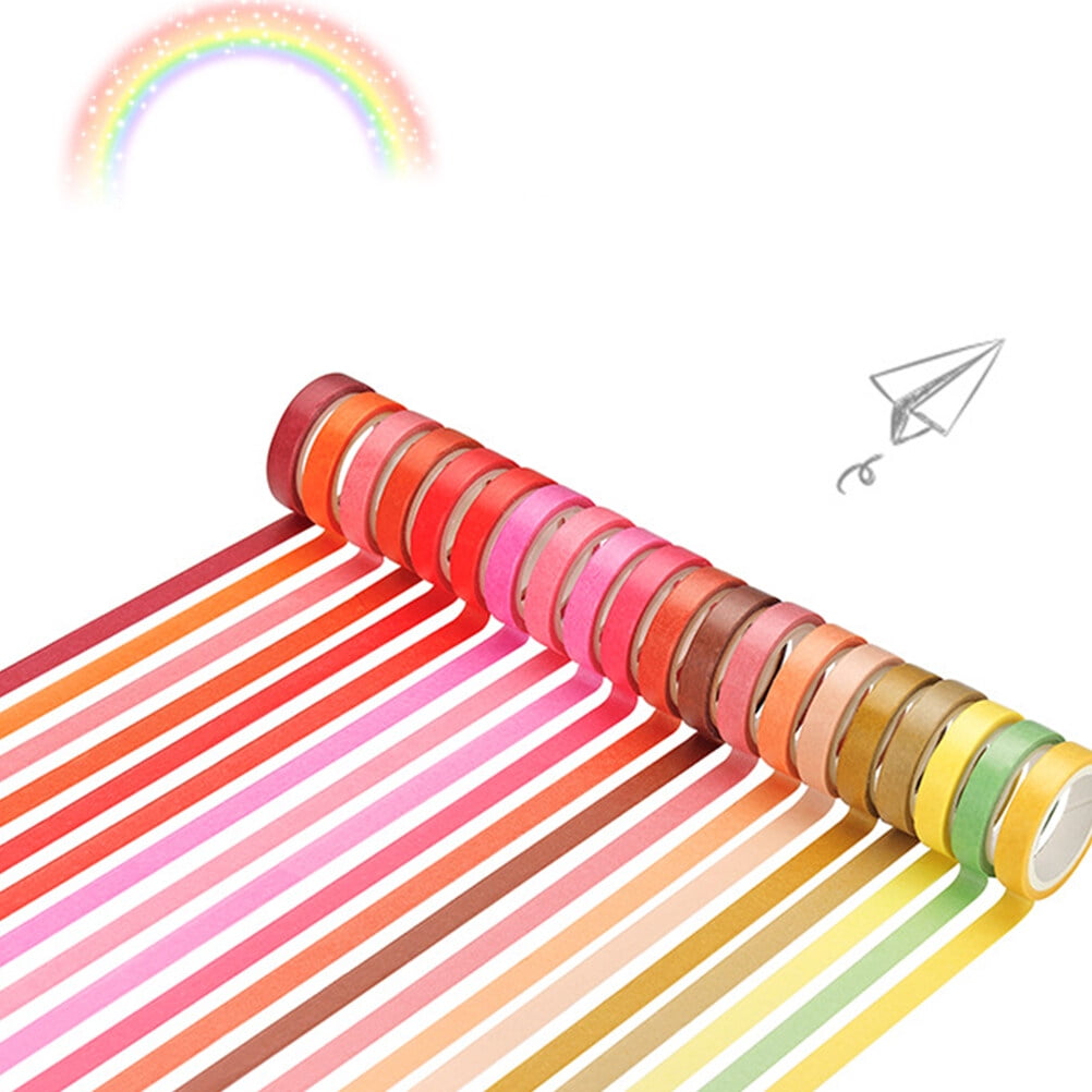 GOOHOCHY 180 Rolls  Creative Washi Paper Tapes Stylish Decorative Stickers Lovely Tape Gift Packaging Tape for DIY