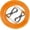 Orange, variant on Dog Tie Out Cable, Dog Leads for Yard 8/10/15/20/30/50 Feet, Heavy Duty Pet Runner Tether Chain Outside for Small Medium Large Dogs Up to 120 LBS (8 FT, Teal)