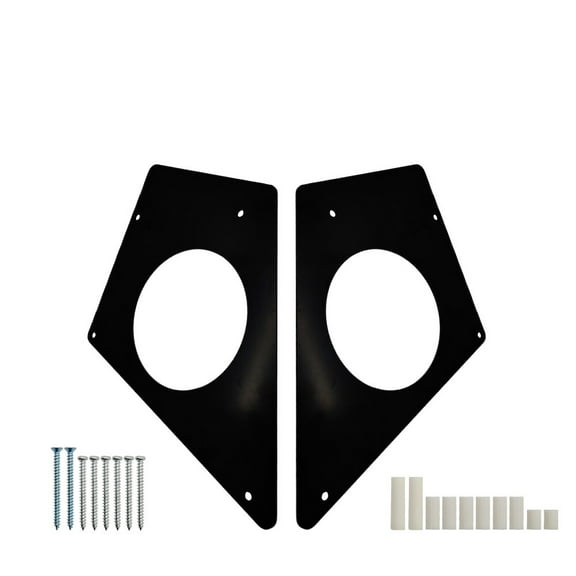 Universal Steel Speaker Roof Mounts for 6.5-Inch Speakers | Heavy-Duty Clamp-On Design, Compatible with 2017-2024 Can Am Defender UTV/ATV (Non-Branded)