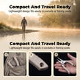 thumbnail image 7 of Stainless Steel Fishing Tweezers Tool – Precision Hook Remover, Line Cutter Pliers,Ergonomic Spring , Heavy Duty for Freshwater Saltwater, 7 of 7