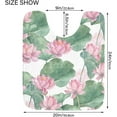 thumbnail image 6 of GZHJMY Lotus Waterlily Bathroom Rug Rectangular Bath Mat Non Slip Bath Rugs Absorbent Shaggy Bathmats for Sink Shower 16" x 24", 6 of 7