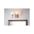 thumbnail image 3 of Lucas McKearn Star 2-light Transitional Metal Bath Vanity Light in Silver Leaf, 3 of 3