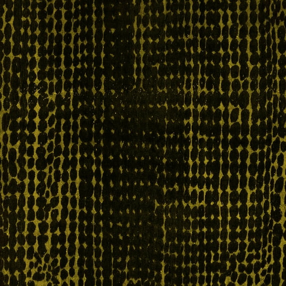 Ahgly Company Indoor Square Abstract Yellow Modern Area Rugs, 8' Square