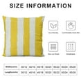 thumbnail image 5 of Fenyluxe  Summer Pillow Covers Outdoor Pillow Covers Throw Pillow Covers Hello Sunshine Sweet Summer Time Cushion Case Summer Outdoor Decoration for Farmhouse Sofa Home Car Couch 20x20in, 5 of 5
