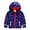 Blue 1, variant on WOLLED Boys Girls Rain Jackets Toddler Waterproof Hooded Raincoats for 3-10 Years Old Fleece & Lining Hooded Windbreaker
