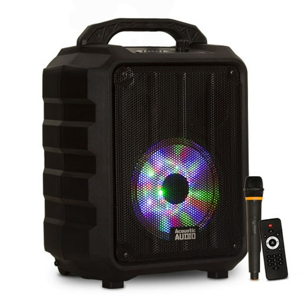 Acoustic Audio TG8LED Battery Powered Bluetooth LED Portable Party