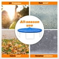 thumbnail image 6 of ExacMe Premium 10 Foot Trampoline Weather Cover with Center Support, Rain Cover with Drain Holes, Waterproof Winter Snow Protection Covers, R10B, 6 of 7