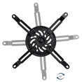 thumbnail image 4 of Duramex Projector Mount - Universal Ceiling Bracket LCD DLP Tilt 360° Swivel (Black telescope), 4 of 5