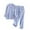 ZC Blue, variant on Pajamas for Women Set Casual Flannelette Nightgown Homewear Cartoon Long Sleeve Pants Set Blue Lounge Sets for Women L