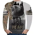 thumbnail image 1 of Camisa Casual Calavera Impreso 3d Playera De Manga Larga To, 1 of 5