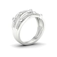 thumbnail image 2 of 1/4Ct TDW Diamond 10K White Gold 5 Row Diamond Ring (I-J, I2), 2 of 5